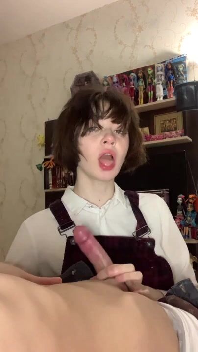 YourSmallDoll Cute Blowjob with Cumshot
