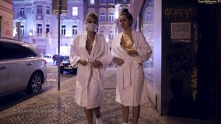 Bralessforever / Bitchinbubba - 4k Nothing but our Bathrobes UHD