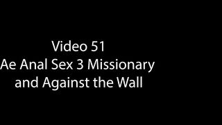 Ae Anal Sex 3 Missionary and Against the Wall
