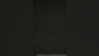 BabyFacedHoe - pov bj and drop phone to fuck