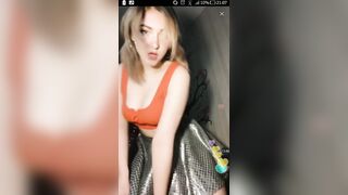 tease blonde dance
