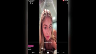 Blonde big tits Tiktok live 2