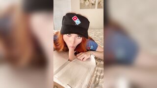 Amouranth Pizza Delivery Dildo Blowjob Onlyfans Leak