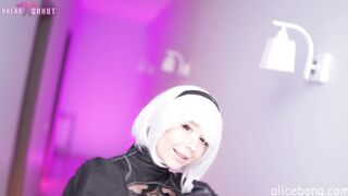 AliceBong - 2B Gets Anal Fuck And Cum On Face