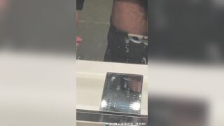Nitro Shows Off His Rock Hard Cock In The Starbucks Public Restroom (Instagram Leak)