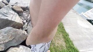 Mariah Leonne beach blowjobs
