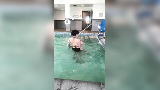 Ricki Raxxx: Huge boobs on pool !
