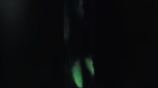 Calista Melissa fluorescent dildo anal