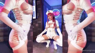 Jessica Nigri - Cosplay Nurse Makima Striptease