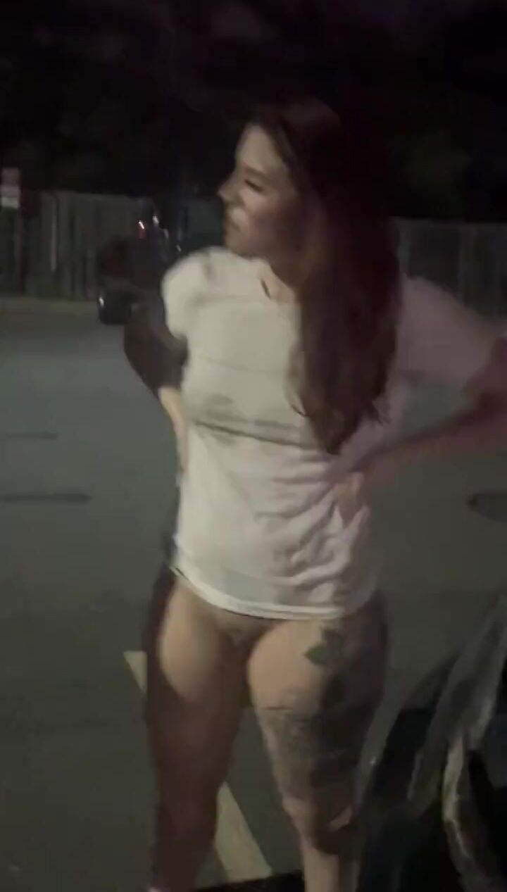 Public parking lot interracial