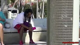 Upskirt Wife # 5 & 6 - Mrs Brooks And Mrs Kiss Upskirt Public Pussy flashing for the
