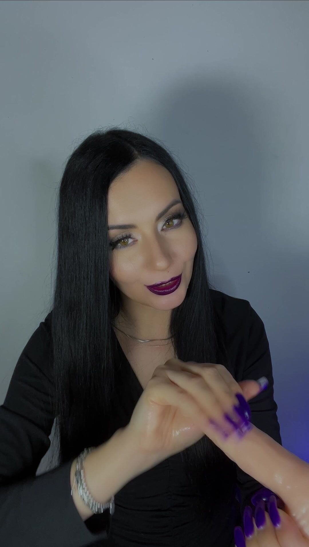 ASMR Kate Lullaby in a seductive pose