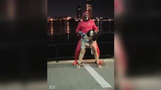 King nasir and queen rouge public sex