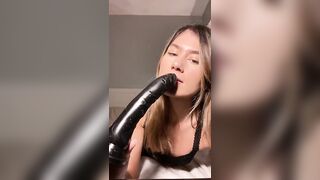 Charlotte Mae - Licking My Cum Off My Dildo