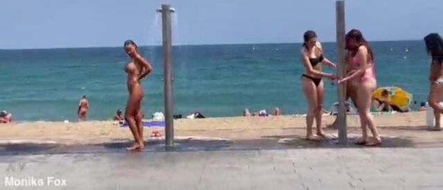 Monika fox nude on beach