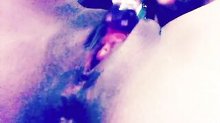 lexigirlxxx morning masturbation with glass dildo