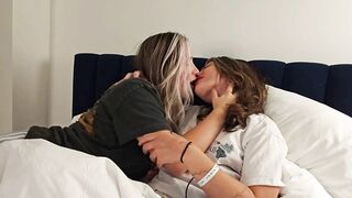 Nadia X Azra Lesbian Kiss Stream Clip