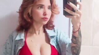 Is_lilith_ag showing off huge tits and skinny body